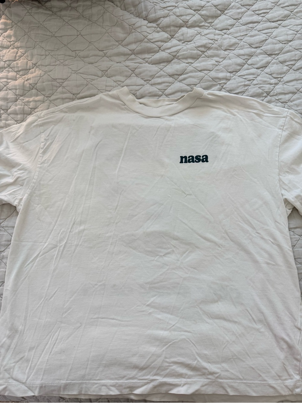 Logo White Crewneck T-Shirt